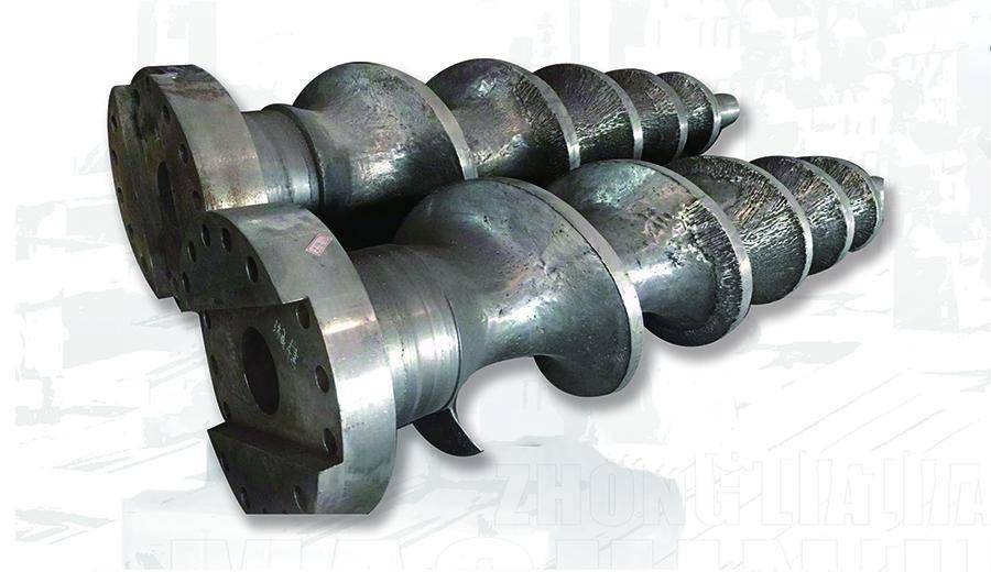 喂料(liao)螺旋軸修(xiu)複